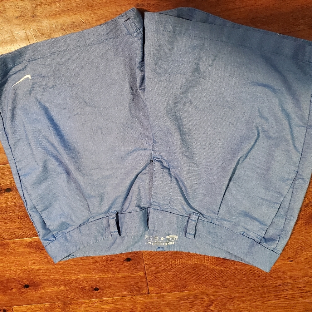 Nike women's dri fit golf shorts blue 8